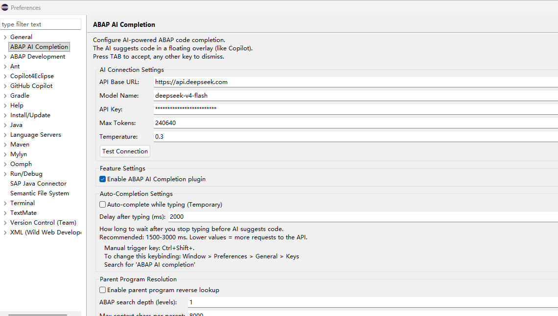 Configure AI 